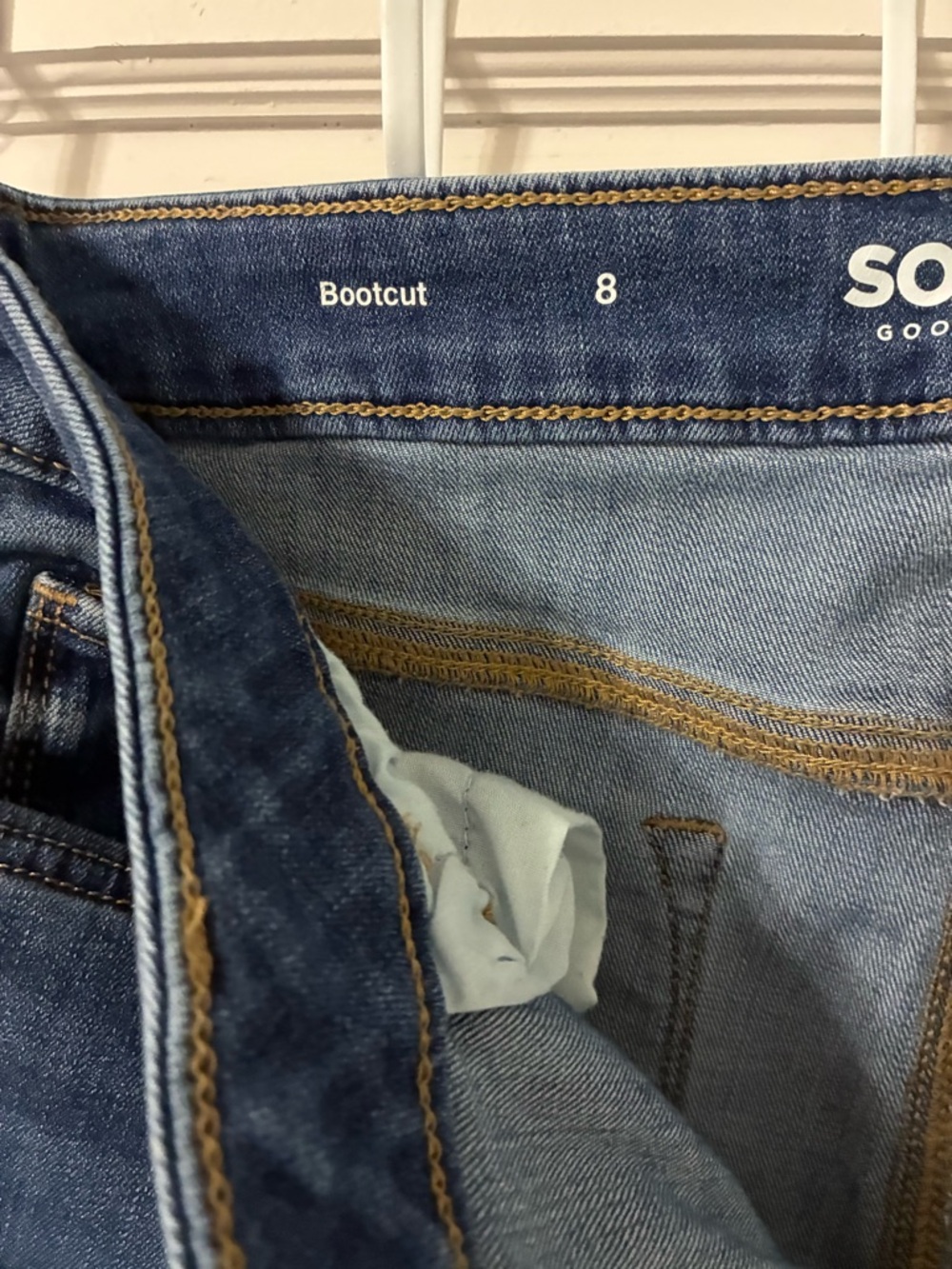 Sonoma Dark Blue Bootcut Jeans